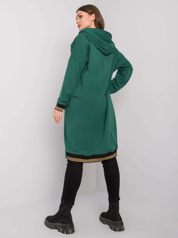 Bluza-RV-BL-6791.48-ciemny zielony rozmiar - S/M