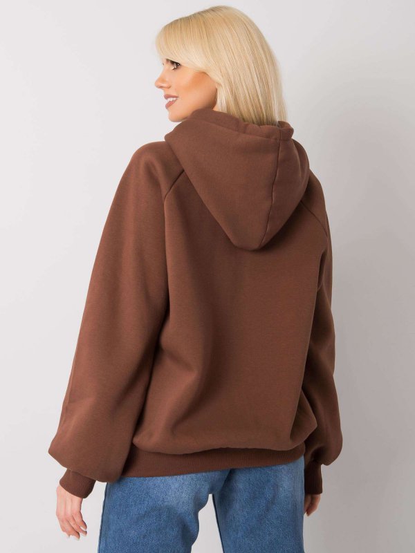 Bluza-EM-BL-651/2.41X-ciemny brązowy rozmiar - L/XL