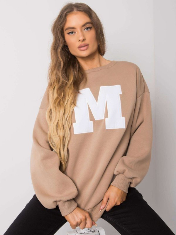 Bluza-EM-BL-617-1.34X-beżowy rozmiar - L/XL