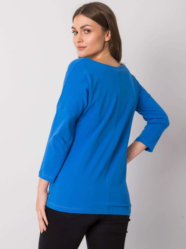Bluzka-RV-BZ-0126.01P-ciemny niebieski rozmiar - ONE SIZE