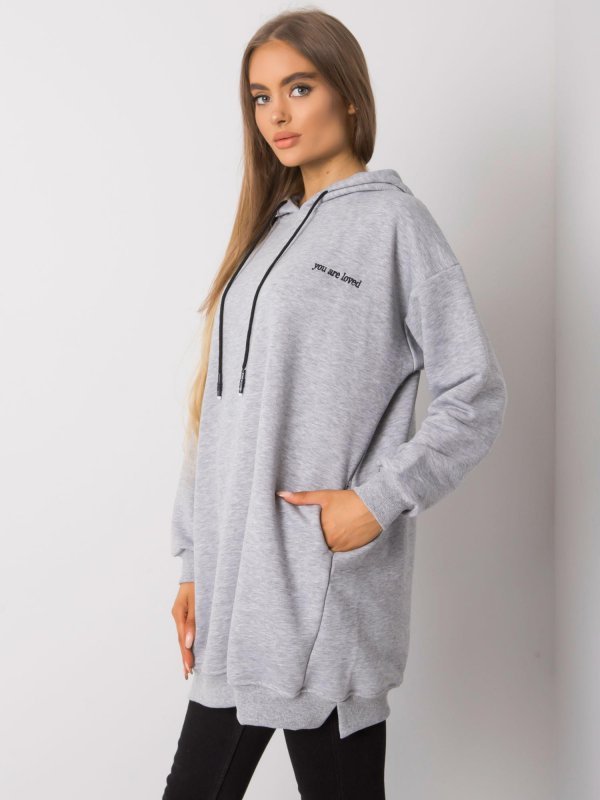 Bluza-RV-BL-7097.26-szary rozmiar - ONE SIZE