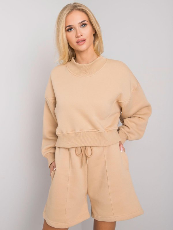 Bluza-RV-BL-6992.69-camelowy rozmiar - M