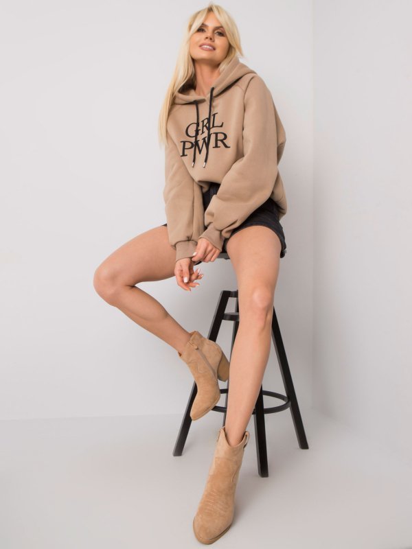 Bluza-EM-BL-651/3.39X-ciemny bezowy rozmiar - L/XL