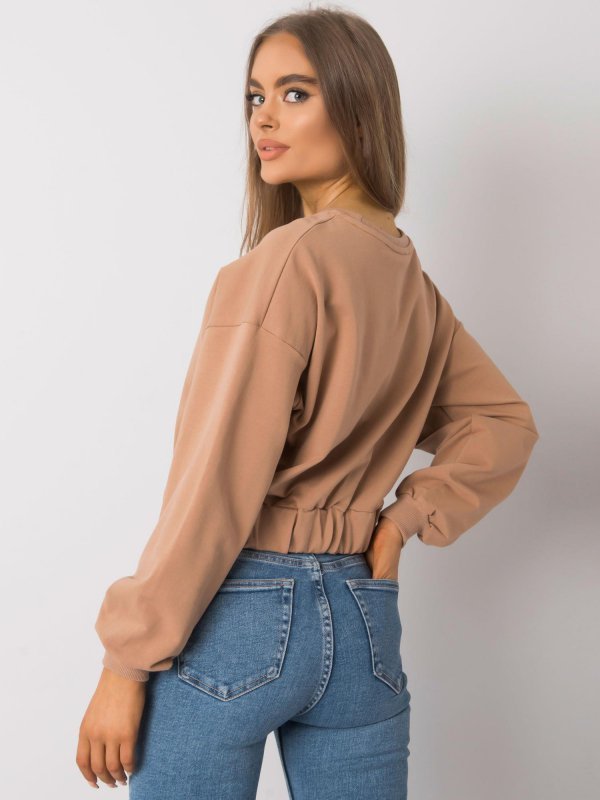Bluza-RV-BL-7252.31P-camelowy rozmiar - S/M