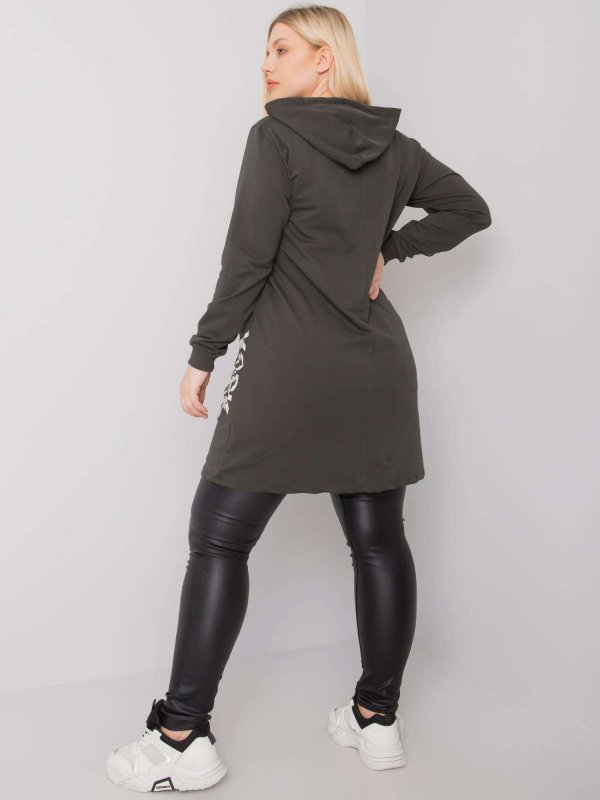 Tunika-RV-TU-7221.80P-ciemny khaki rozmiar - ONE SIZE