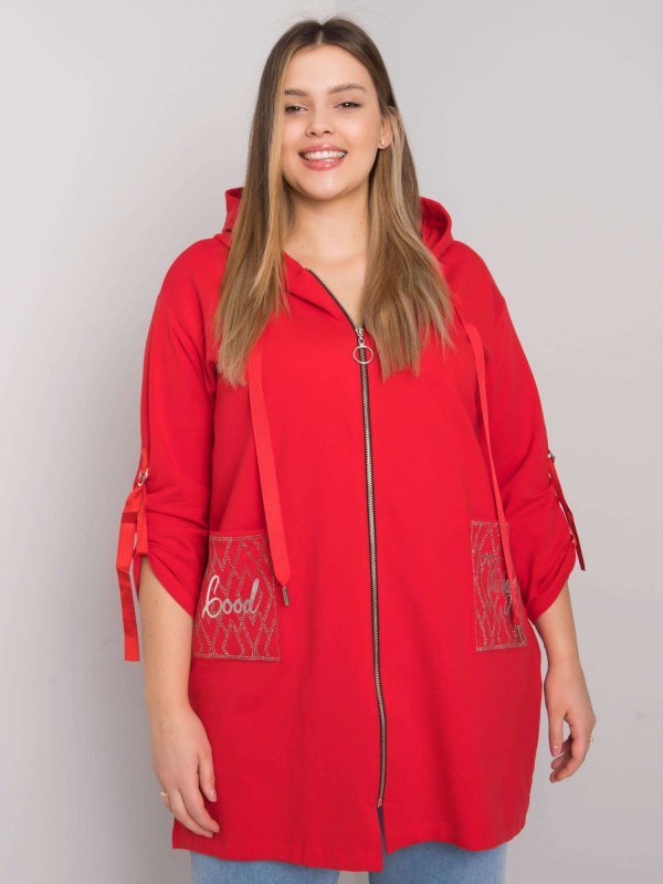 Bluza-RV-BL-6795.84-czerwony rozmiar - ONE SIZE