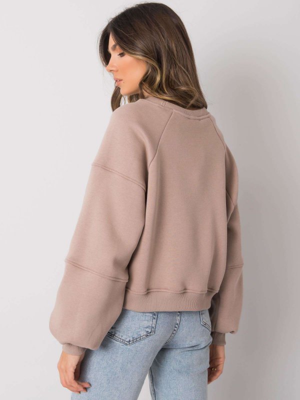 Bluza-RV-BL-7334.69-ciemny bezowy rozmiar - ONE SIZE