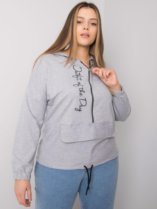 Bluza-RV-BL-7179.27-szary rozmiar - ONE SIZE