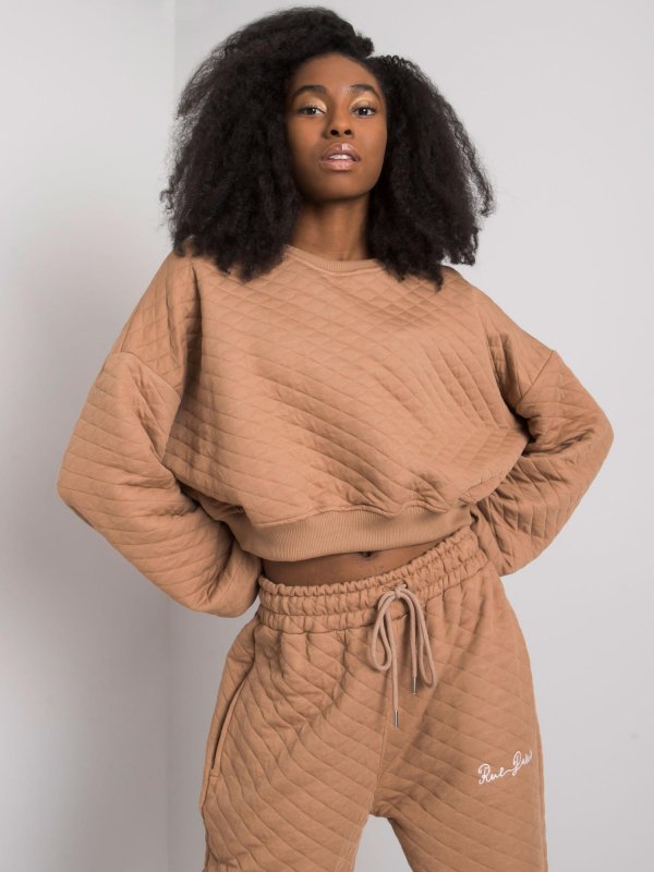 Bluza-RV-BL-7450.64-camelowy rozmiar - L/XL