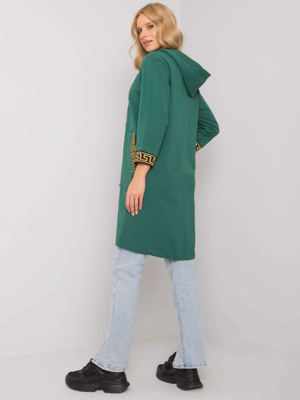 Bluza-RV-BL-6792.02P-ciemny zielony rozmiar - L/XL