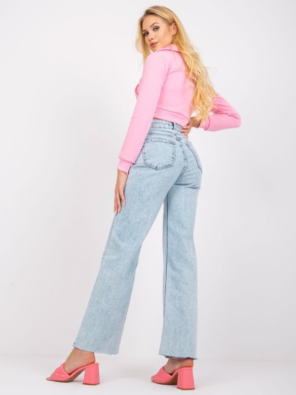 Spodnie jeans-MR-SP-358.58P-jasny niebieski rozmiar - 26