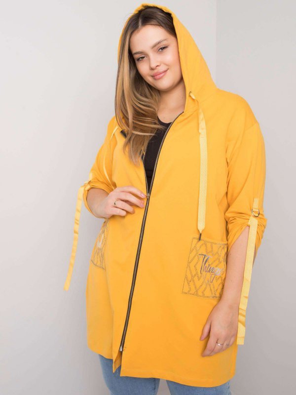 Bluza-RV-BL-6795.84-ciemny żółty rozmiar - ONE SIZE
