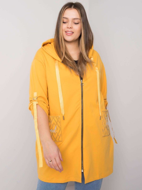 Bluza-RV-BL-6795.84-ciemny żółty rozmiar - ONE SIZE