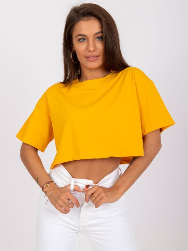 T-shirt-RV-TS-7541.06-jasny pomarańczowy rozmiar - M