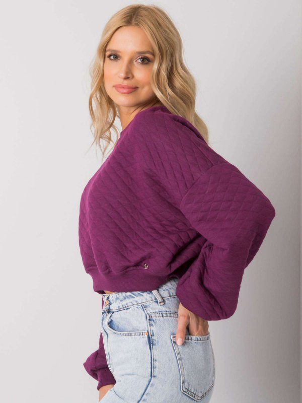 Bluza-RV-BL-7450.64-ciemny fioletowy rozmiar - L/XL