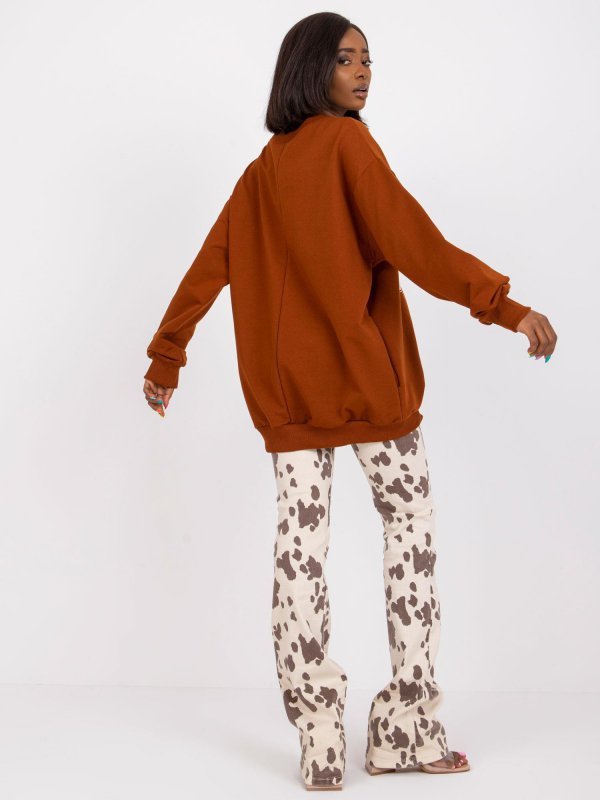 Bluza-FA-BL-7667.84P-jasny brązowy rozmiar - ONE SIZE