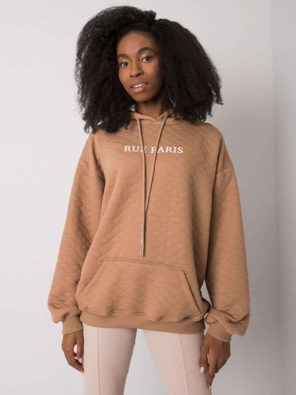 Bluza-RV-BL-7452.16-camelowy rozmiar - L/XL