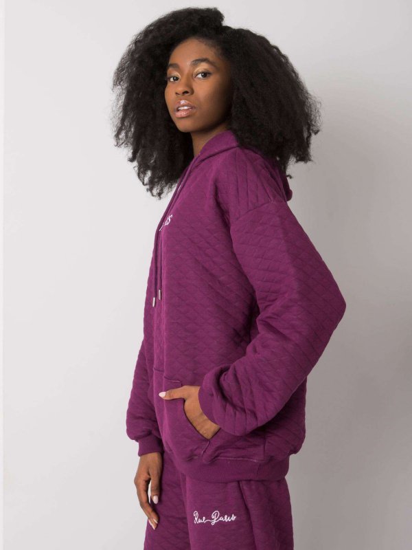 Bluza-RV-BL-7452.16-ciemny fioletowy rozmiar - L/XL