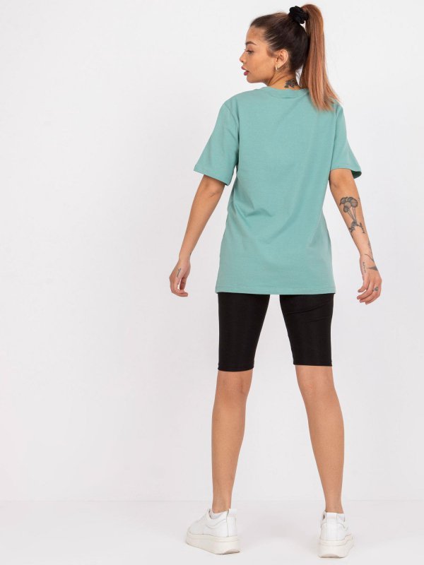 T-shirt-FA-TS-7677.91P-pistacjowy rozmiar - ONE SIZE