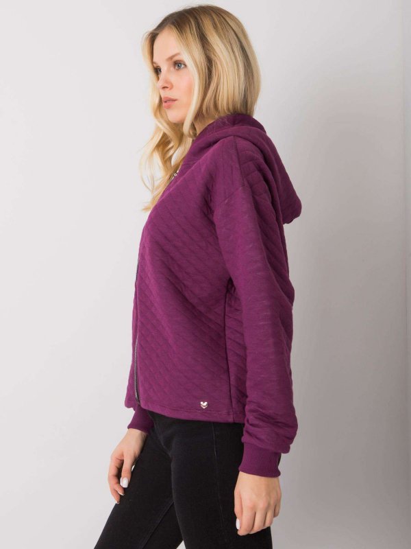 Bluza-RV-BL-7449.66-ciemny fioletowy rozmiar - L/XL