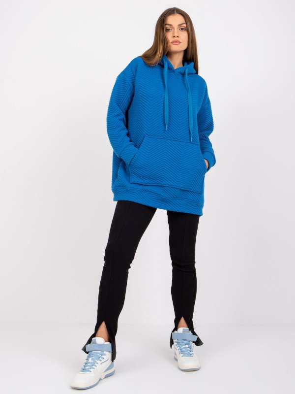 Bluza-RV-BL-7487.66-ciemny niebieski rozmiar - L/XL