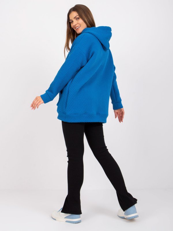 Bluza-RV-BL-7487.66-ciemny niebieski rozmiar - L/XL