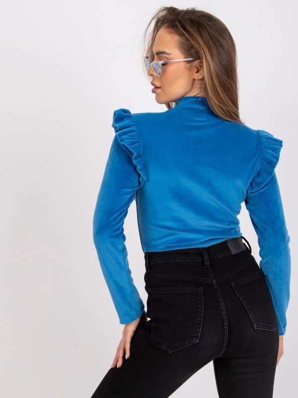 Bluzka-DHJ-BZ-6533B.85-ciemny niebieski rozmiar - ONE SIZE