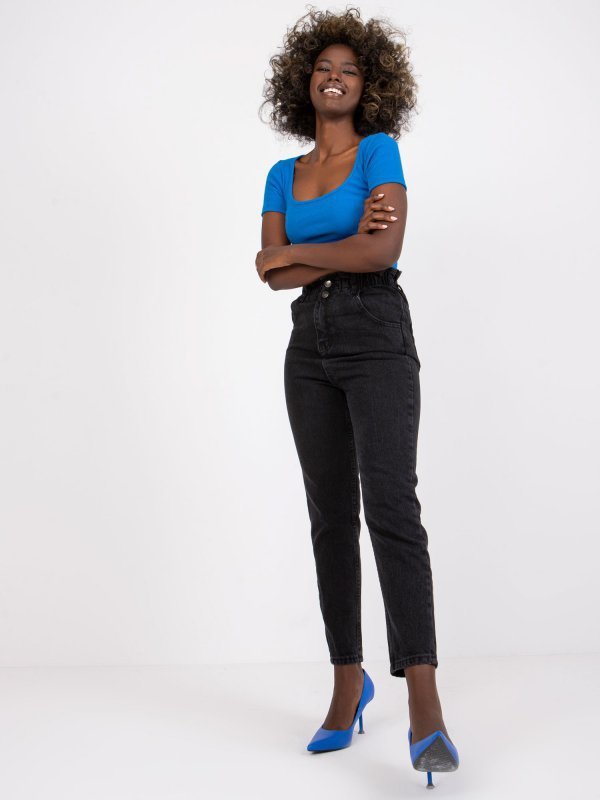 Spodnie jeans-MR-SP-N2212.33P-czarny rozmiar - 27