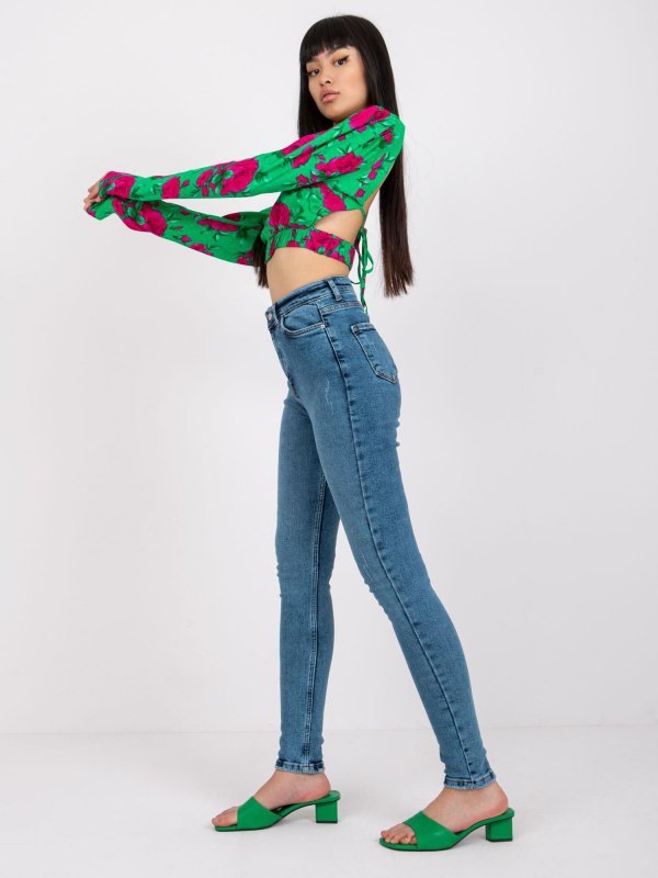 Spodnie jeans-MR-SP-108.49P-niebieski rozmiar - 25