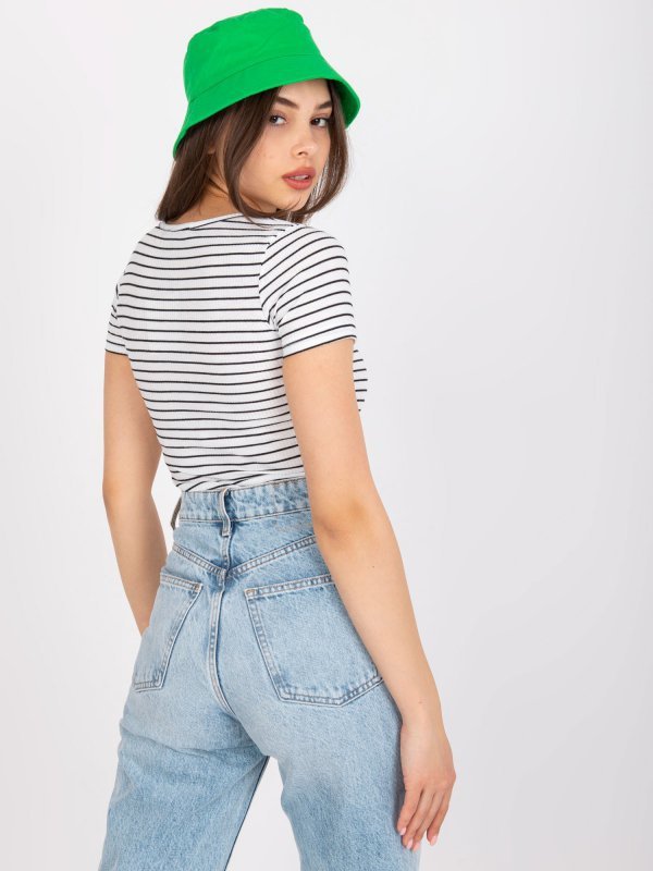 Bluzka-TW-BZ-BL-005.39X-biało-czarny rozmiar - XL