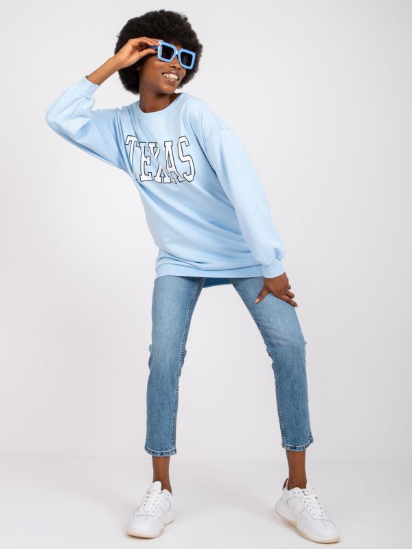 Bluza-EM-BL-719.36-jasny niebieski rozmiar - S/M