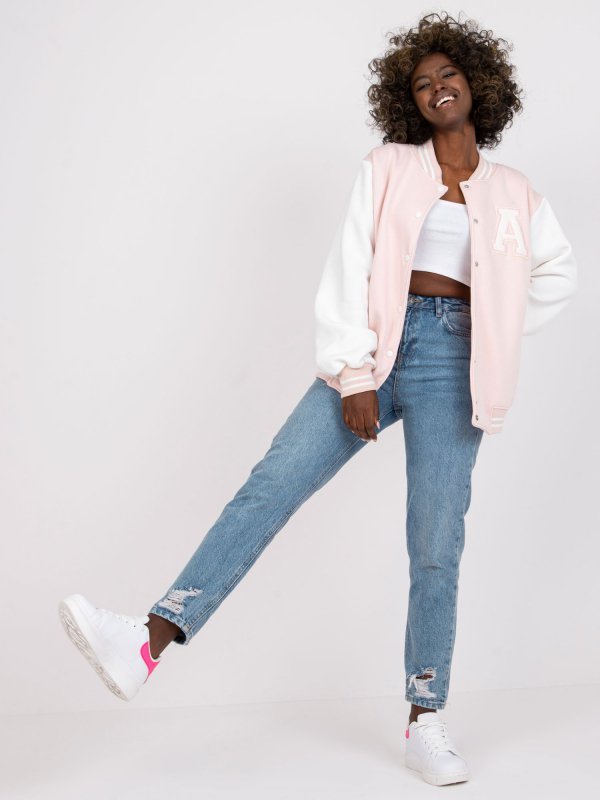 Bluza-EM-BL-697.88-jasny różowy rozmiar - S/M