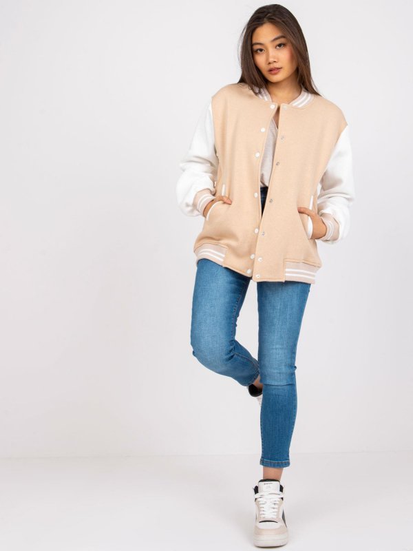 Bluza-EM-BL-722.44P-beżowy rozmiar - L/XL