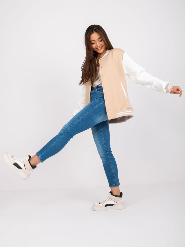 Bluza-EM-BL-722.44P-beżowy rozmiar - L/XL