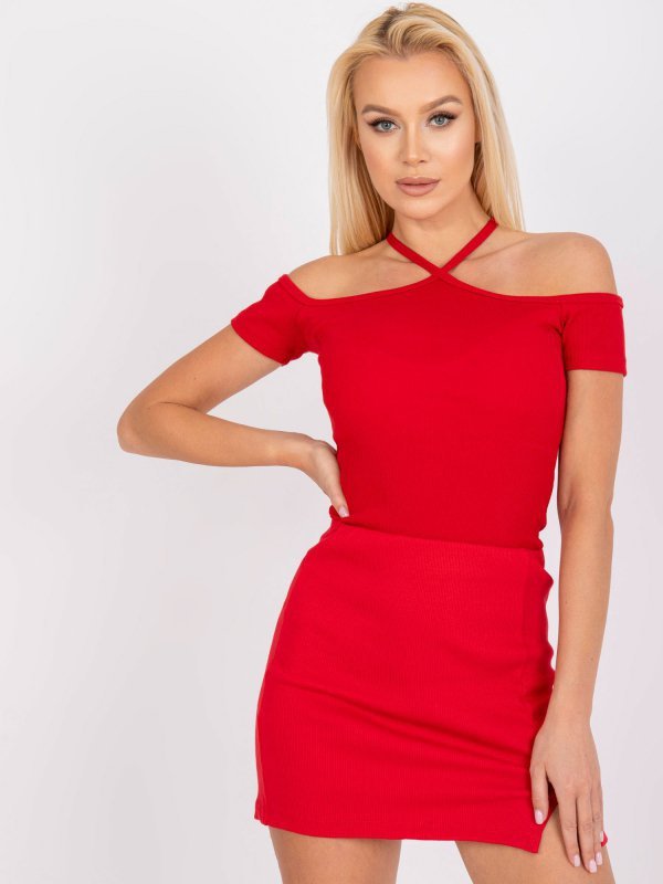 Bluzka-RV-BZ-7679.72-czerwony rozmiar - S