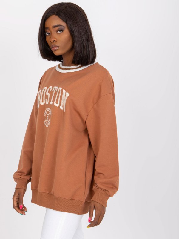 Bluza-FA-BL-7636.46P-jasny brązowy rozmiar - ONE SIZE