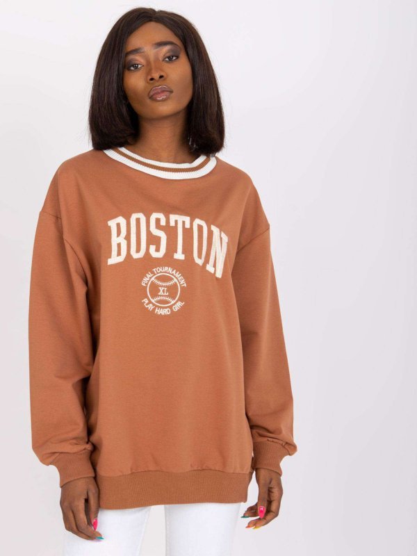 Bluza-FA-BL-7636.46P-jasny brązowy rozmiar - ONE SIZE