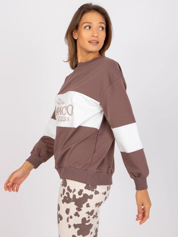 Bluza-FA-BL-7629.19P-brązowy rozmiar - ONE SIZE