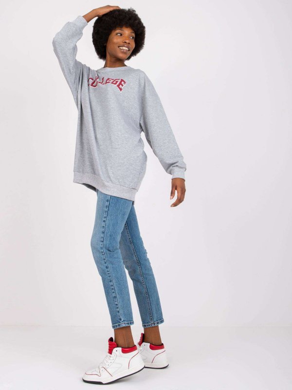 Bluza-FA-BL-7649.85P-szary rozmiar - ONE SIZE