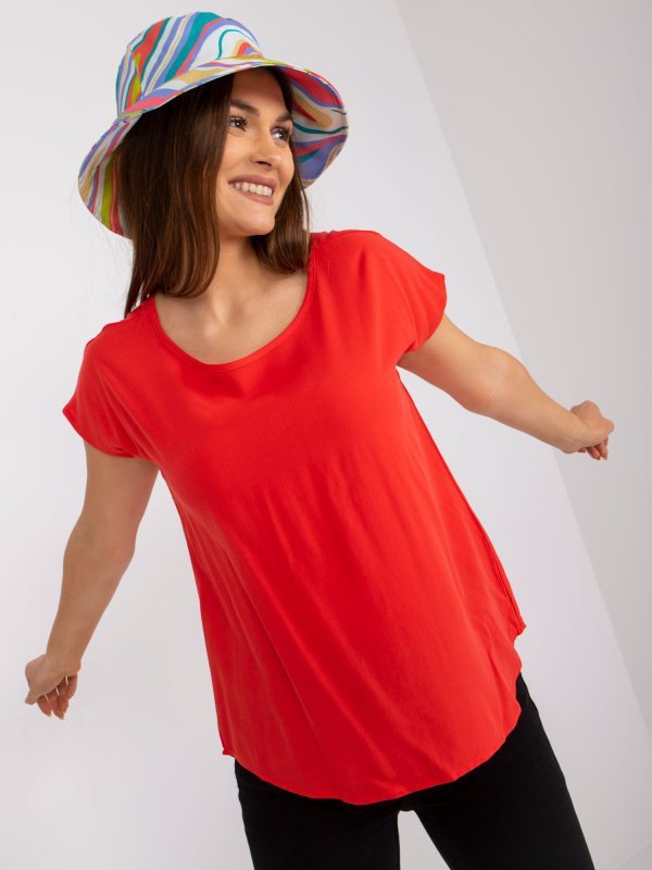 Bluzka-D73761W10978G-czerwony rozmiar - S