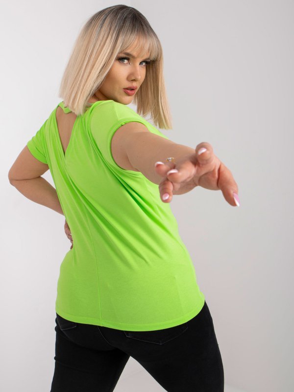 Bluzka-RV-BZ-7832.57-fluo zielony rozmiar - ONE SIZE