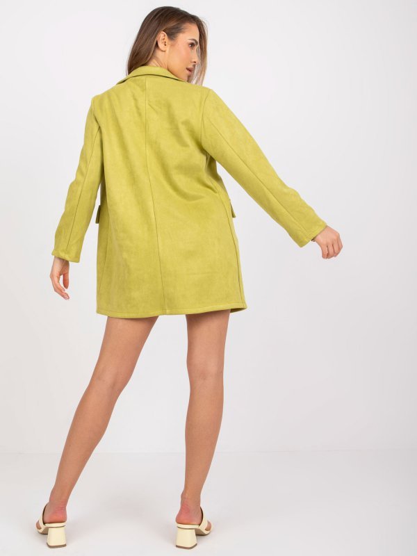 Marynarka-DHJ-MA-15286.88-limonkowy rozmiar - XL