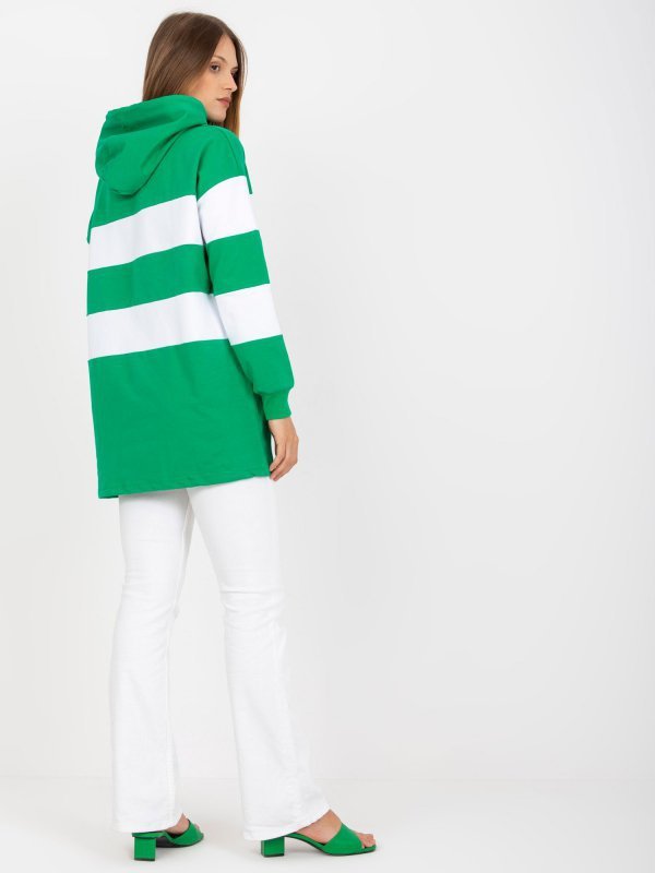 Bluza-RV-BL-8074.98-biało-zielony rozmiar - L/XL
