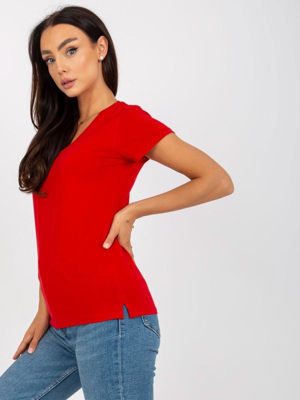 T-shirt-B-012.79P-czerwony rozmiar - M