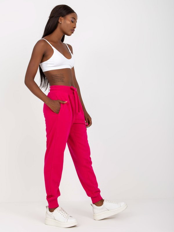 Spodnie dresowe-B-005.60-fuksjowy rozmiar - XL