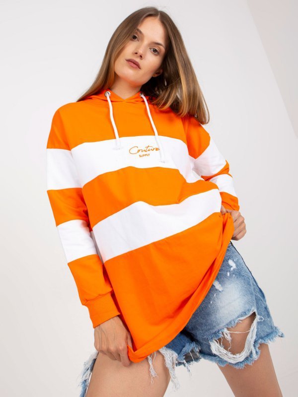 Bluza-RV-BL-8074.98-pomarańczowy rozmiar - L/XL