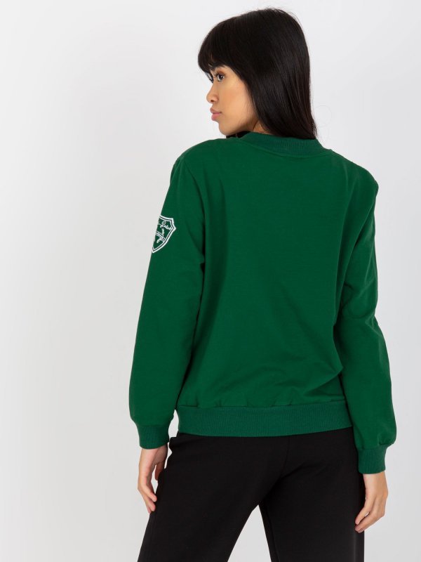 Bluza-RV-BL-8225.88-ciemny zielony rozmiar - S/M