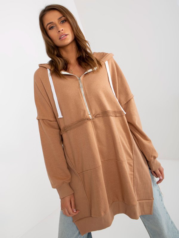 Bluza-FA-BL-8105.38P-camelowy rozmiar - ONE SIZE
