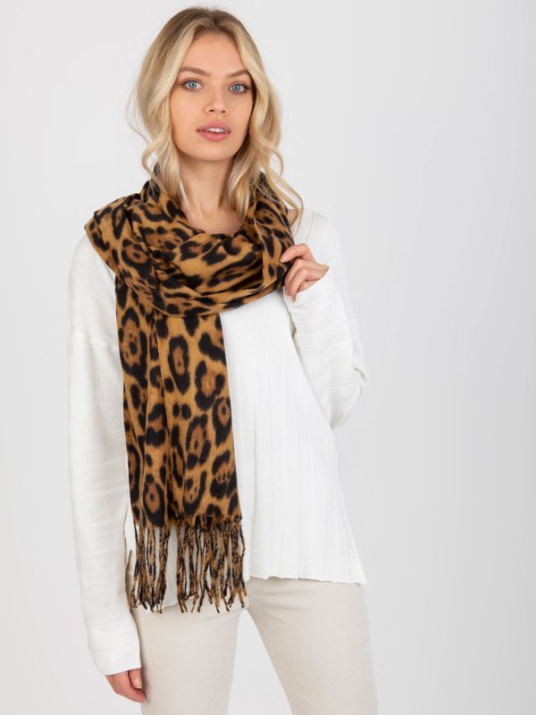 Szalik-AT-SZ-1-892.39P-camelowy rozmiar - ONE SIZE