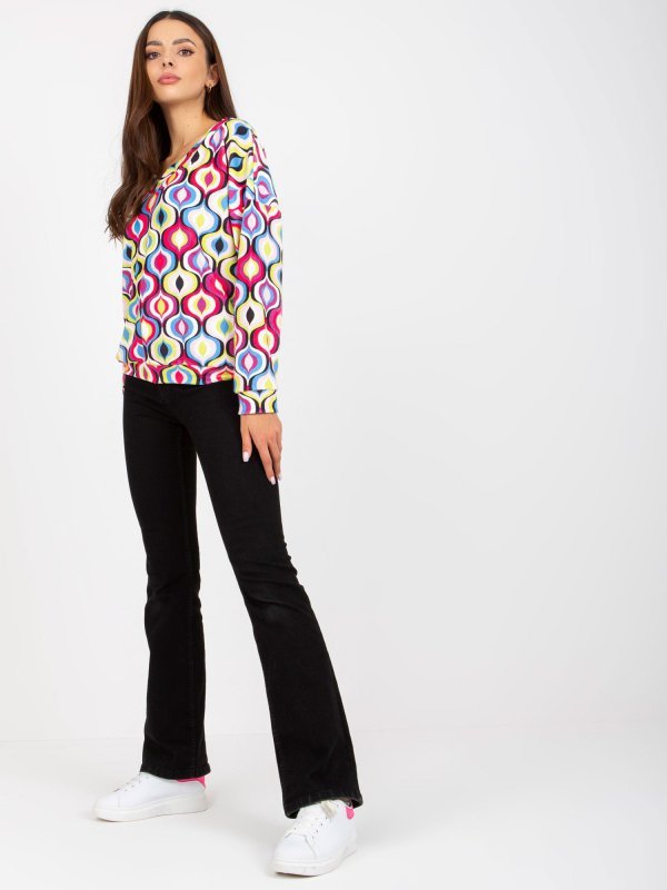 Bluza-RV-BL-8186.14X-różowy rozmiar - L/XL